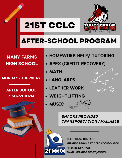 MFHS 21st CCLC Flyer
